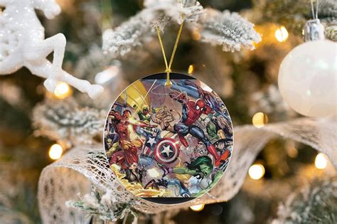 Personalized Marvel Ornaments, Marvel Christmas Ornament Designed ...