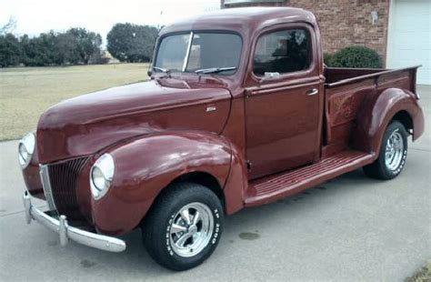 1940 Ford pickup interior