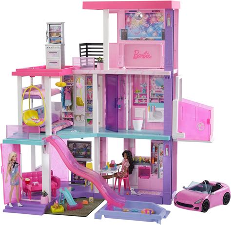 Barbie 60th Celebration Dreamhouse house with 2 exclusive dolls ...