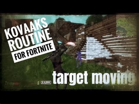 BEST FORTNITE KOVAAKS ROUTINE AND SCENARIOS - YouTube