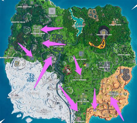 Fortnite gas station locations - Polygon