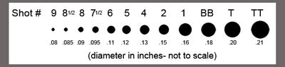 Waterfowl Shot Size Chart