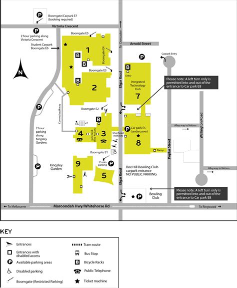 Box Hill Hospital Map