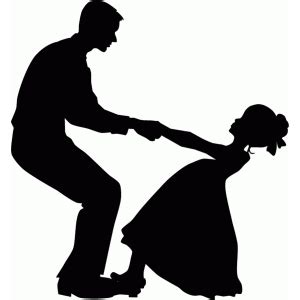 Silhouette Design Store - View Design #79526: father daughter dance silhouette