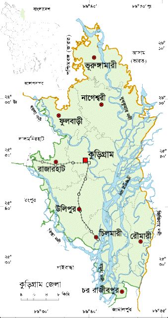 Kurigram: Kurigram District Map