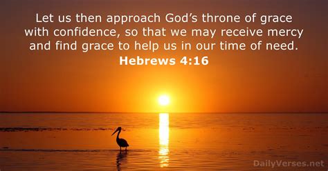 34 Bible Verses about 'Hebrews 4:16' - DailyVerses.net