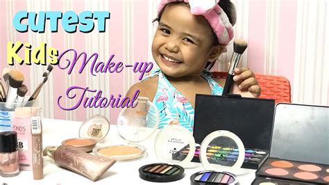 CUTEST KIDS MAKEUP TUTORIAL - YouTube