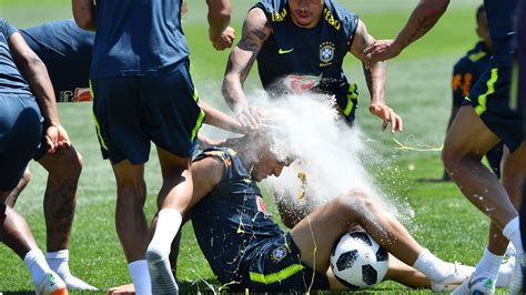 Brazil training prank: Birthday boy Coutinho pelted with eggs by Neymar & teammates (VIDEO) - RT