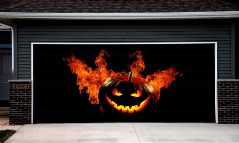 BEST SELLER Double Garage Door Cover Halloween Garage Door | Etsy