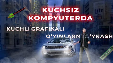 KUCHSIZ KOMPYUTERDA KUCHLI GRAFIKALI O'YINLARNI O'YNASH // TOP O'YINLAR - YouTube