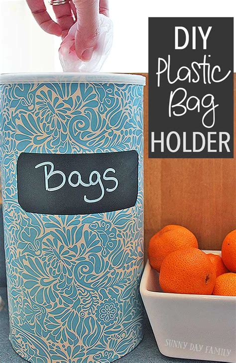 How to Organize Plastic Bags with a DIY Bag Holder | Sunny Day Family