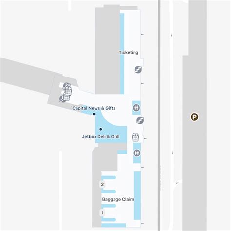 Des Moines Airport Map | DSM Terminal Guide