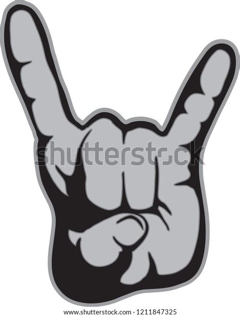 Hook Em Horns Stock Vector (Royalty Free) 1211847325 | Shutterstock