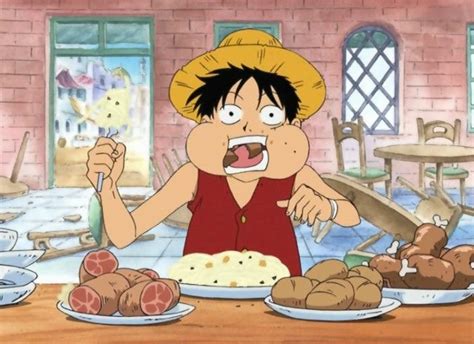 Anime Galleries dot Net - More Anime Stuff!/Luffy Eating...Again Pics ...