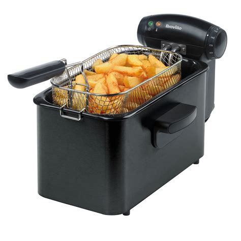 Black Deep Fat Fryer, 3L, 1Kg - VDF112 | Breville