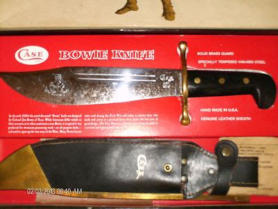 Bowie Knife CASE XX USA 1836 BOWIE KNIFE w/SHEATH Davy Crockett Bowie Knife | #430794765