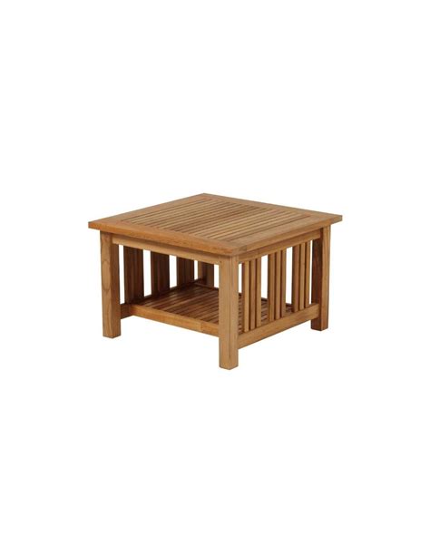 Barlow Tyrie Mission 60 Square Low Coffee Table | GF&I Co