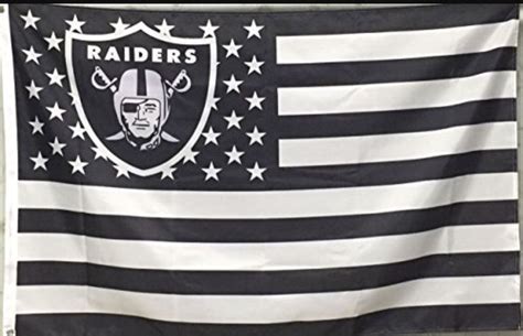 Oakland Raiders 3x5 Ft American Flag Football New In Packaging | Sports ...