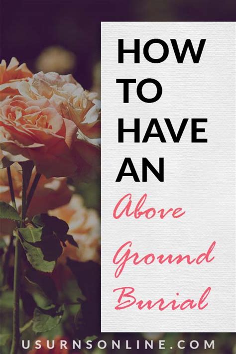 What You Need to Know About Above Ground Burial » US Urns Online