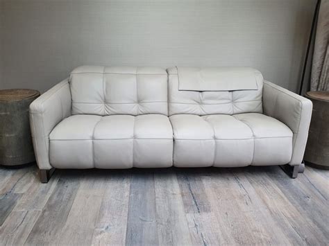 Natuzzi Leather Sofa Repaired/Refurbished and 2 Designer Handbags ...