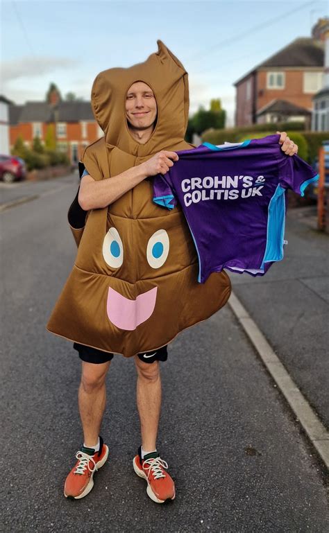 Man dressed as a giant poo aims for London Marathon world record