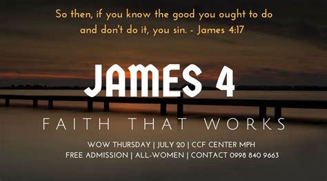 Faith That Works: James Book Study Session 4 - Christ's Commission ...