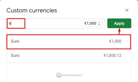 How to Insert Euro Symbol in Google Sheets (5 Simple Methods)