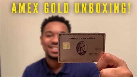 NEW METAL Amex Gold Card Unboxing! - YouTube