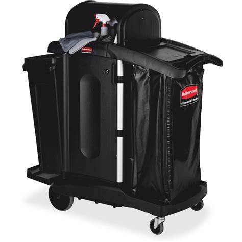 RCP1861427 - Rubbermaid High Security Executive Janitor Cleaning Cart - Office Supply Hut