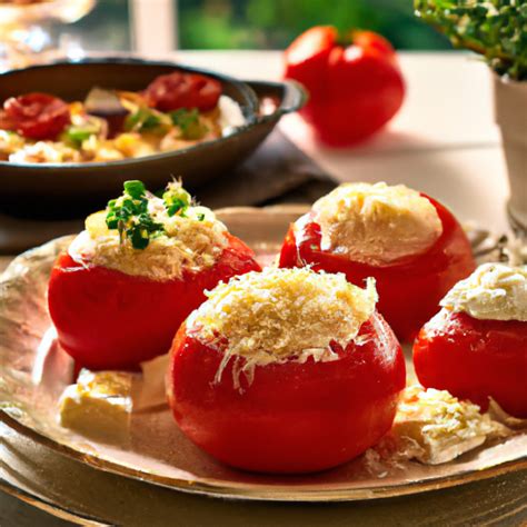 Cheese topped and stuffed tomatoes – COOKPILOT