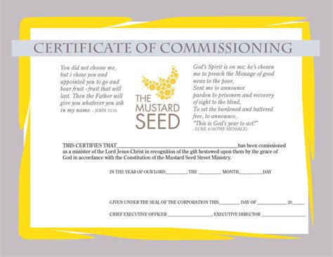 Certificate of Commissioning by EdArtGeek on DeviantArt