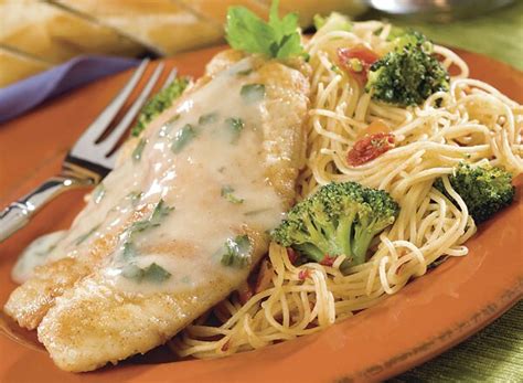 Tilapia with Lemon Butter Sauce and Angel Hair Fresca | Publix Recipes