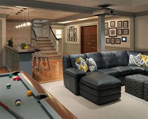 Basement Furniture | Basement Renos | Ideas For Finishing Concrete ...