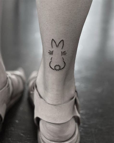 Bunny Tattoo | Bunny tattoos, Bunny tattoo small, Tattoos