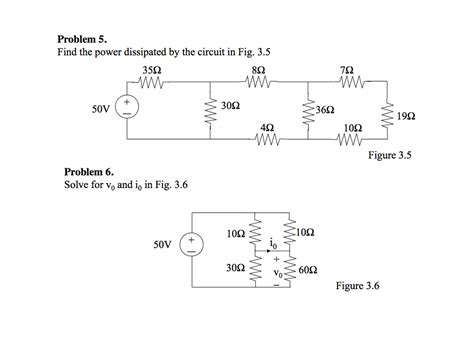 Solved Find the power dissipated by the circuit in Fig. 3.5 | Chegg.com