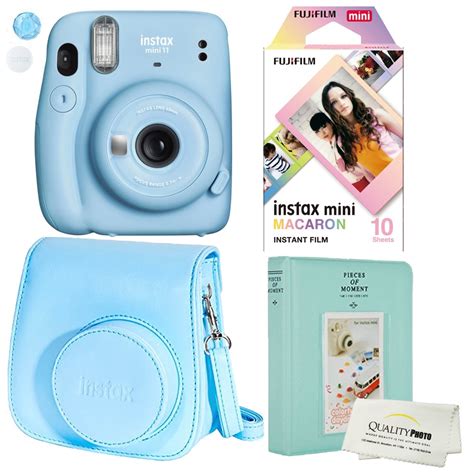 Fujifilm Instax Mini 11 Polaroid Ice Blue Instant Camera Plus Original ...