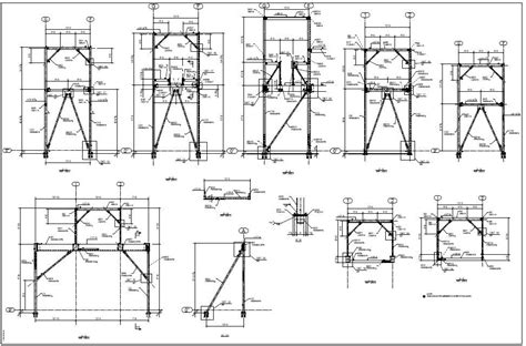 Image result for structural steel shop drawings sample | Steel structure, Autocad, Steel