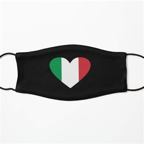 Face Mask, Italian Flag. Love Italy. Italian Flag Facemask. Bandiera d ...