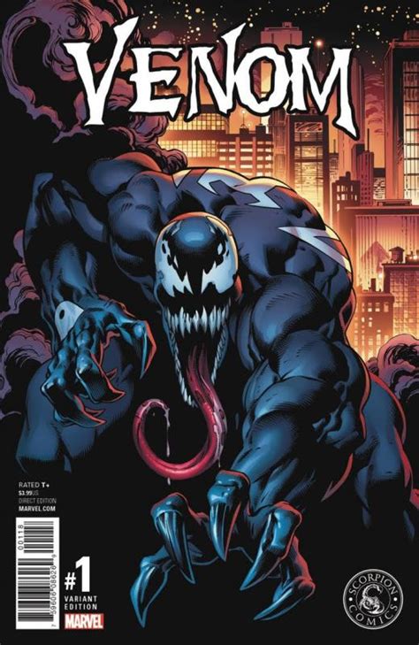 Venom #1 Bagley Scorpion Comics Variant NM Marvel Comics Spider Man ...