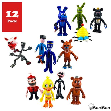 Five Nights at Freddy's Action Figures Toys Dolls, 4" FNAF USA SELLER ...