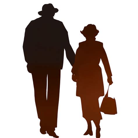 Old Couple Holding Hands · Creative Fabrica