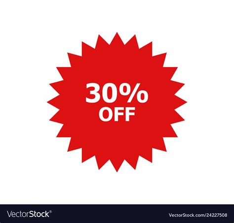 Discount icon Royalty Free Vector Image - VectorStock