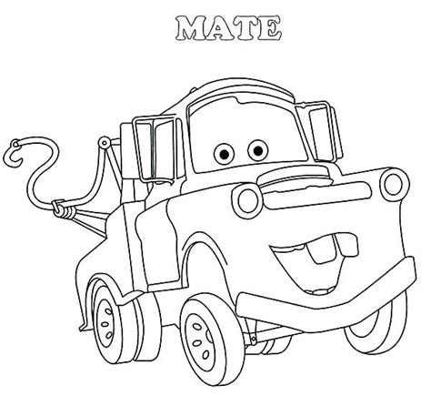 Lightning Mcqueen And Mater Coloring Pages at GetColorings.com | Free ...