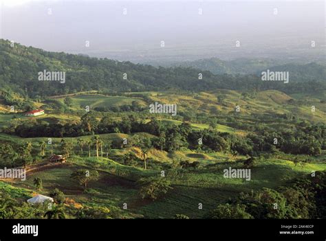 Dominican Republik: view in the Cibao-valley | usage worldwide Stock Photo - Alamy