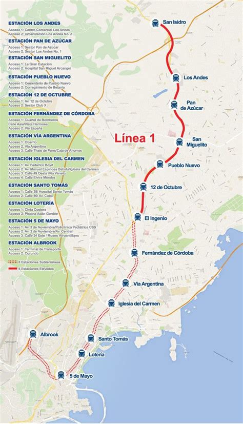 Panama metro map, Panama | Mapa del metro, Ciudad de panamá, Estación ...