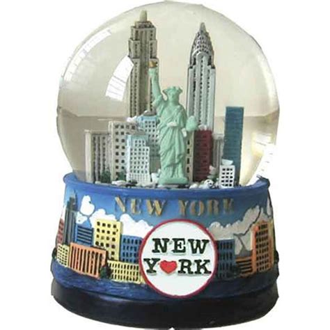 NYC "Blue Skies" 45mm Snowglobe