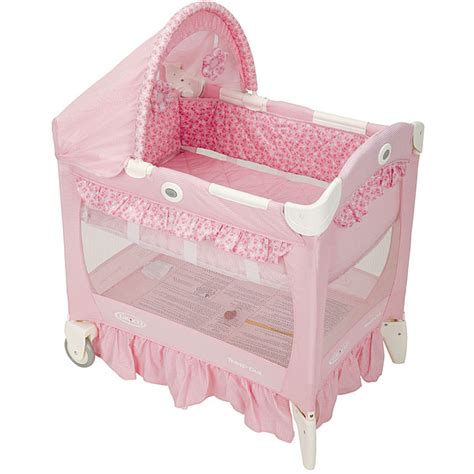 Graco Travel Lite Portable Crib with Bassinet in Sally - Free Shipping ...