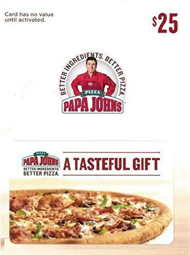 Papa John's Pizza Gift Card | Pizza gifts, Food gift cards, Papa johns ...