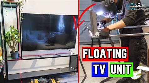 DIY Custom Made Floating Tv Unit - YouTube