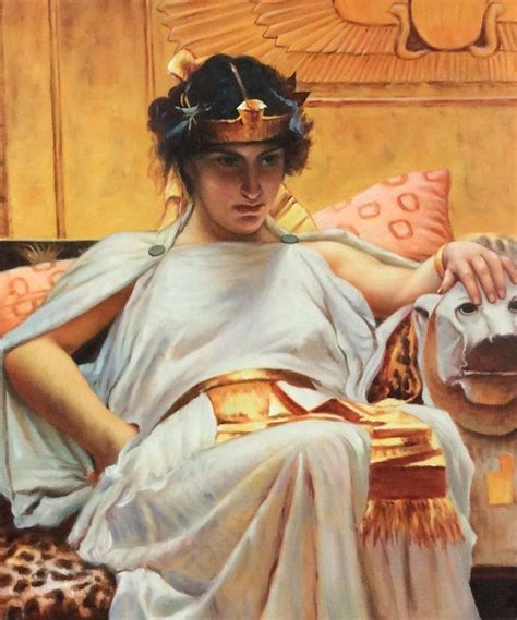 Waterhouse - Cleopatra, 1888 - Reproduction Oil Paintings